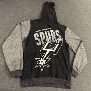 NBA Black and Gray Spurs Hoodie
